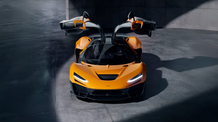 Orange McLaren 765LT Spider