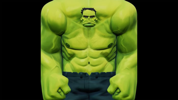 Snug Hulk character art