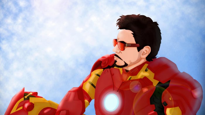 Iron Man in the Sky