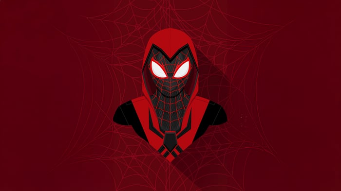 Miles Morales Spider-Man in Red Hood