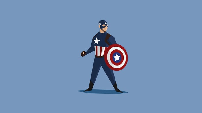 Captain America with Shield