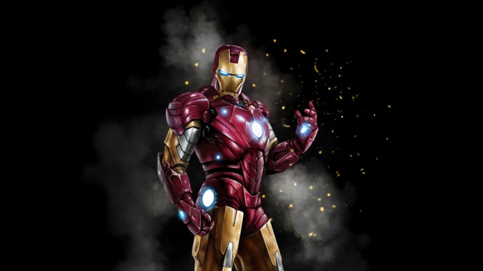Iron Man in his Ultimate Suit