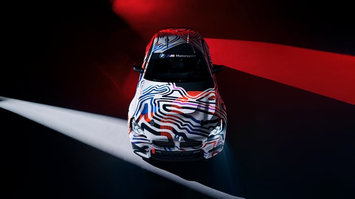 BMW M Motorsport racing prototype car