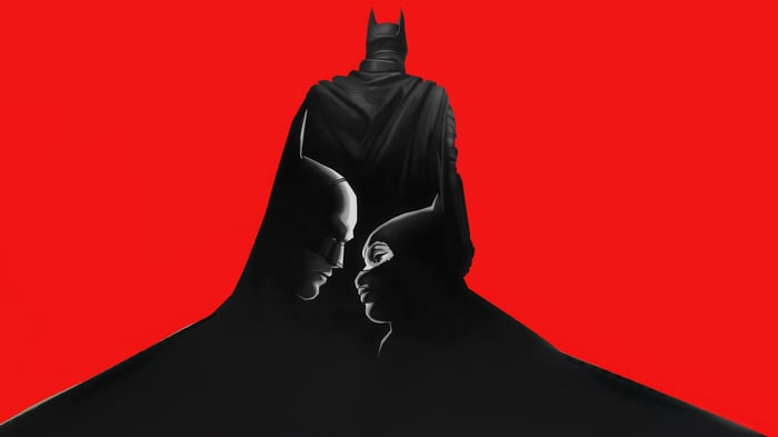 The Batman and Catwoman Reflections