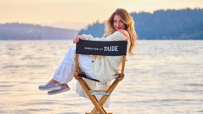 Sydney Sweeney for Heydude Campaign 2024