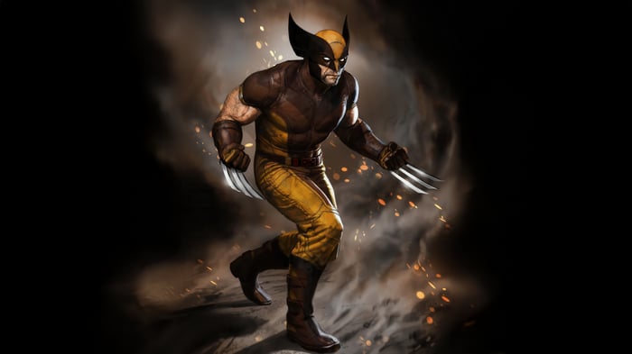 Wolverine with Claws Extended