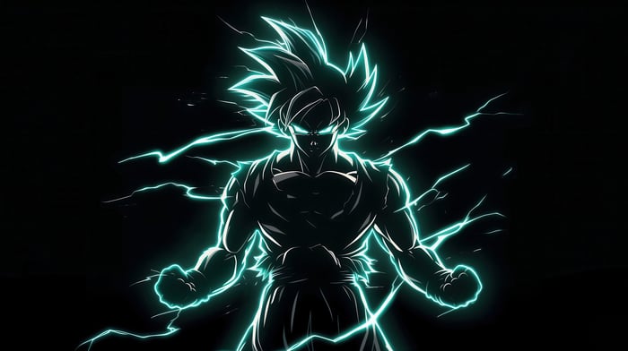 Goku Super Saiyan with Electric Aura
