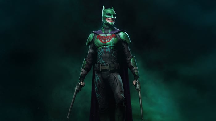 Joker Batman with Guns