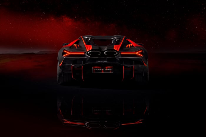 Lamborghini Revuelto Opera Unica Rear View