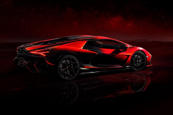 Lamborghini Revuelto Opera Unica Rear Side View