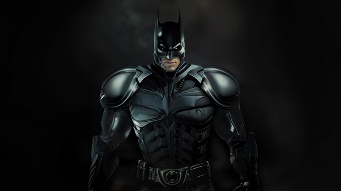 Batman in his armored suit