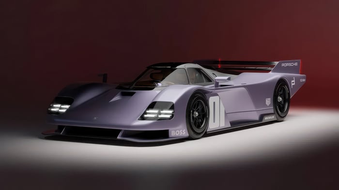 Porsche 962C Le Mans race car
