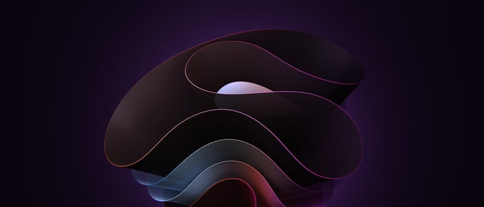 Windows 11 Abstract Flowing Shapes