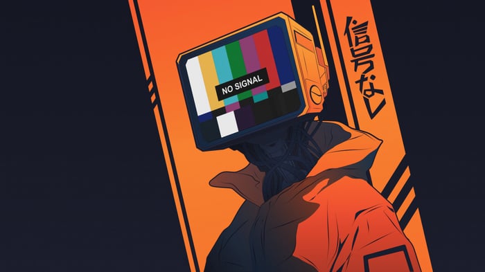 Monitor Boy with No Signal