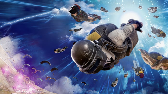 PUBG Hot Drop Mode Parachuting into Chaos