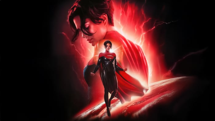 Sasha Calle as Supergirl with Red Lightning