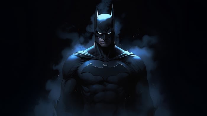 The Batman in Smoke