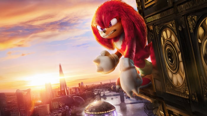 Knuckles in Sonic The Hedgehog 3 Movie