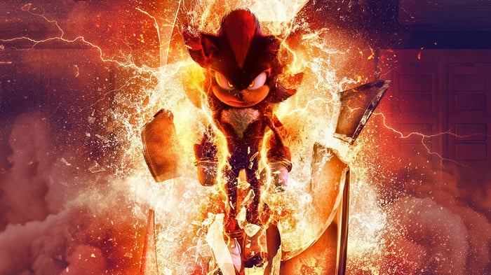 Shadow the Hedgehog Sonic The Hedgehog 3 4DX Poster