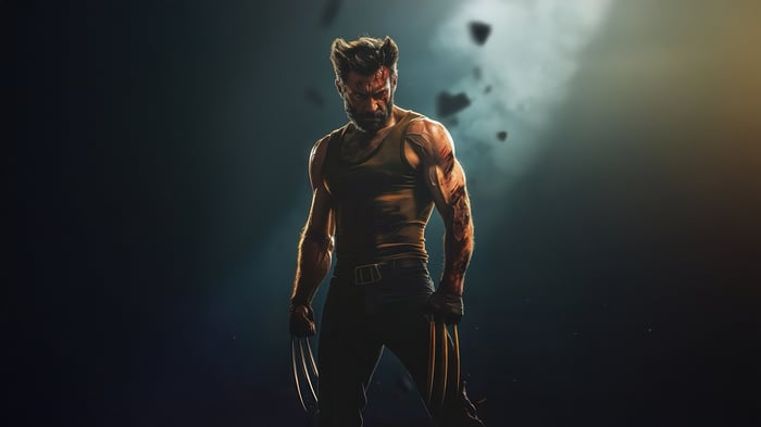Wolverine with Adamantium Claws