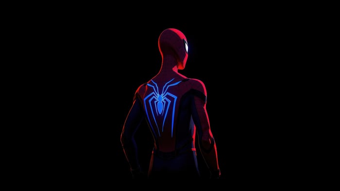 The Spectacular Spider-Man from behind