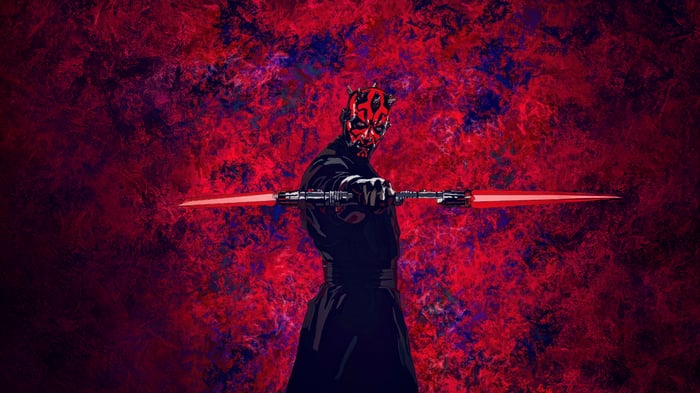 Darth Maul with Double-Bladed Lightsaber