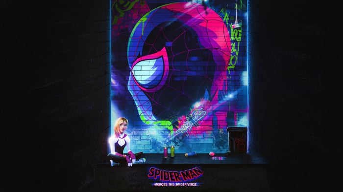 Spider-Man Across the Spider-Verse Graffiti Art