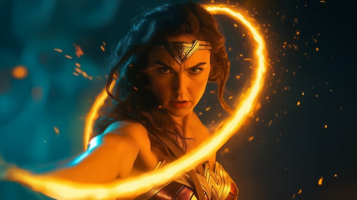 Wonder Woman with Lasso of Truth