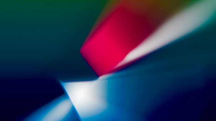 Abstract 3D Colorful Render with Geometric Shapes