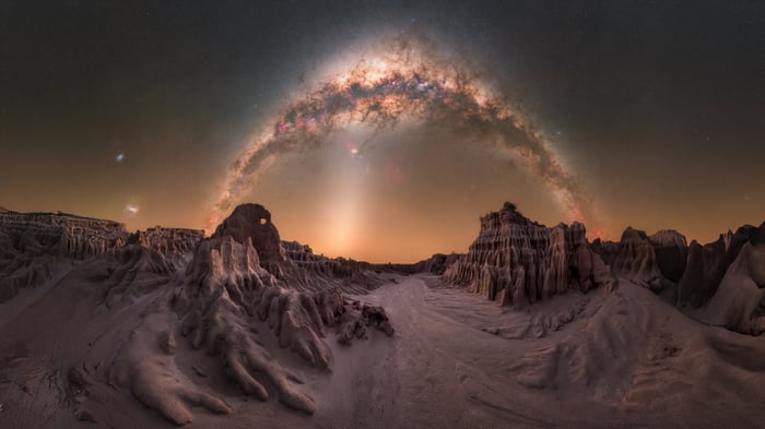 The Milky Way Over Mungo National Park, Australia