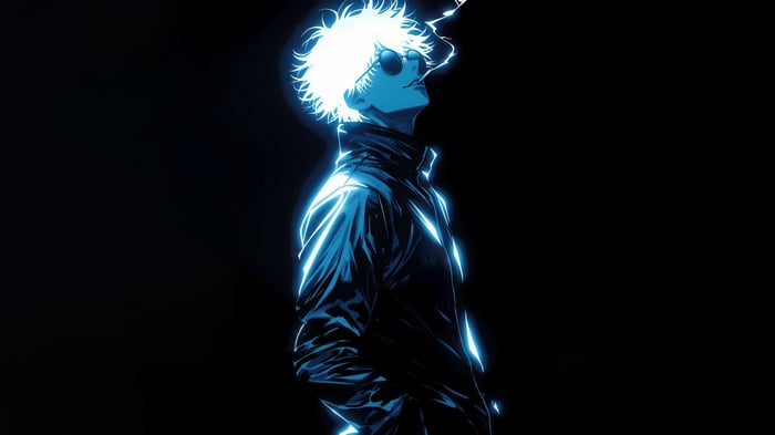 Satoru Gojo from Jujutsu Kaisen Smoking