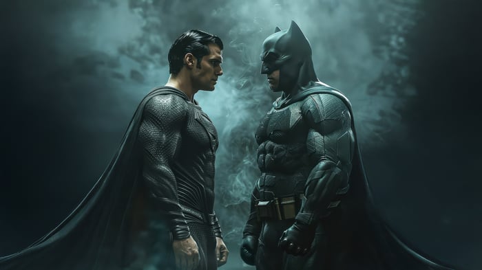 Batman and Superman face off