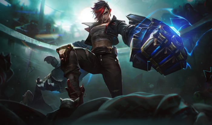 Arcane Brawler Vi with Giant Fists