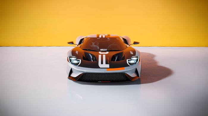 Ford GT with custom livery