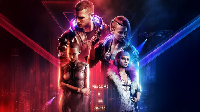 Cyberpunk 2077 Welcome To The Future Poster