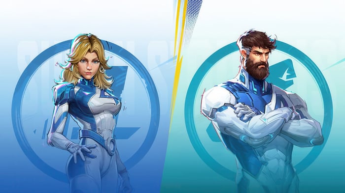 Susan Storm and Mister Fantastic in Marvel Rivals