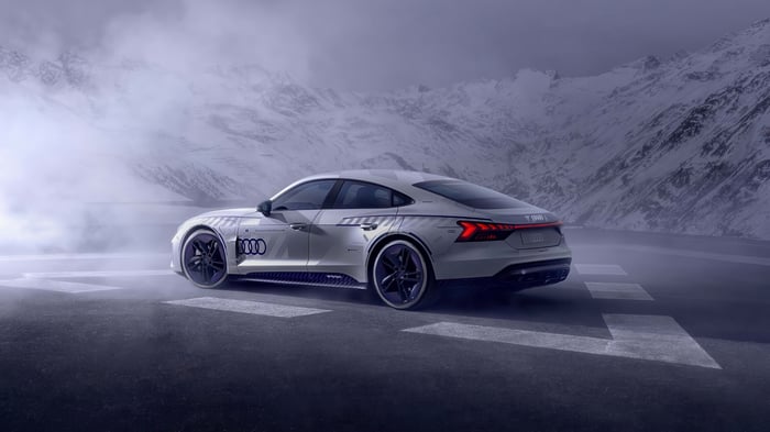 Audi RS e-tron GT Ice Race 2025