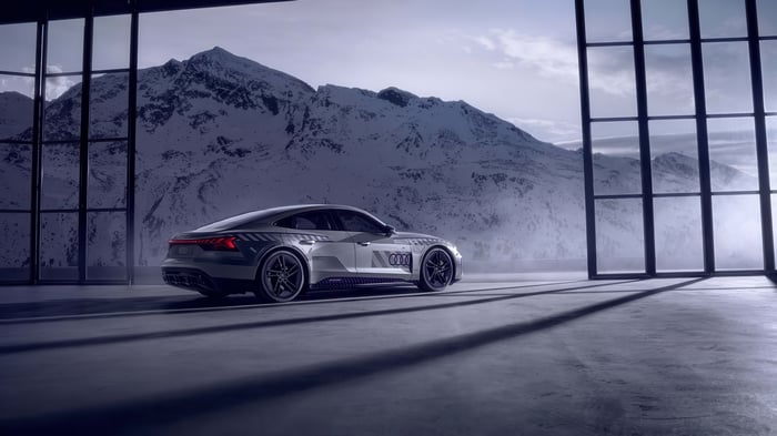 Audi RS e-tron GT Ice Race Car