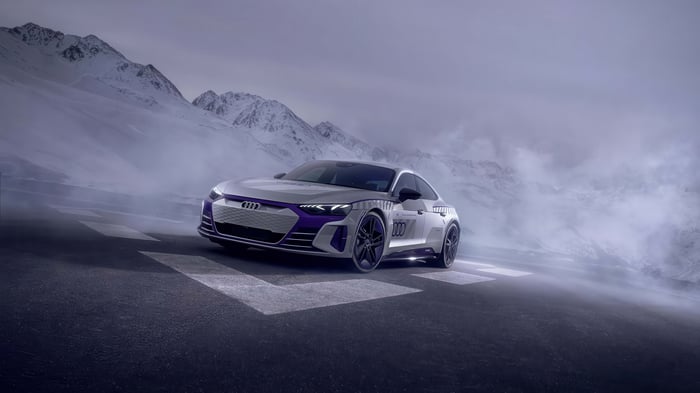 Audi RS e-tron GT Gp Ice Race