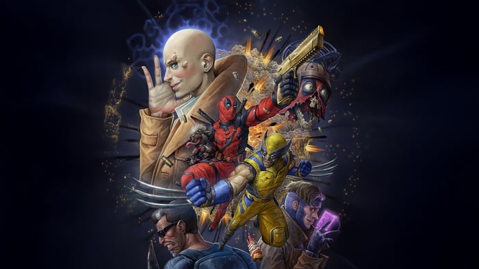 Marvel's Deadpool, Wolverine, Gambit, and Blade