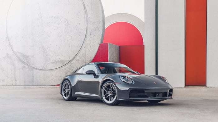 2025 Porsche 911 Carrera parked outdoors