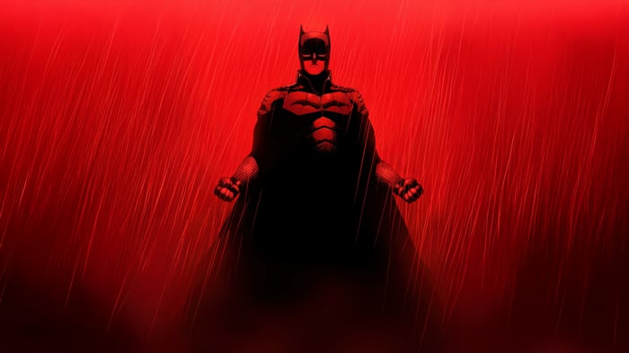 The Batman in Red Rain