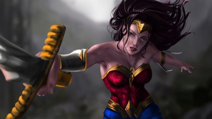 Wonder Woman with Sword