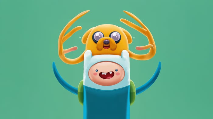 Finn and Jake from Adventure Time