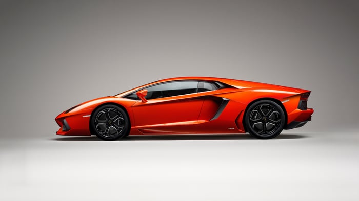Orange Lamborghini Aventador Lp 700 4