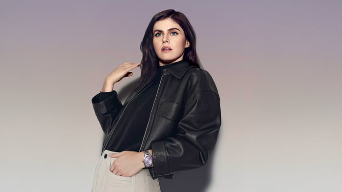 Alexandra Daddario wears Tag Heuer watch