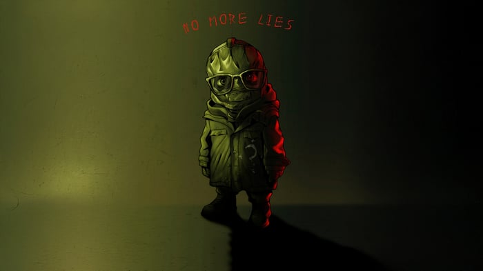 Chibi The Riddler with "No More Lies"