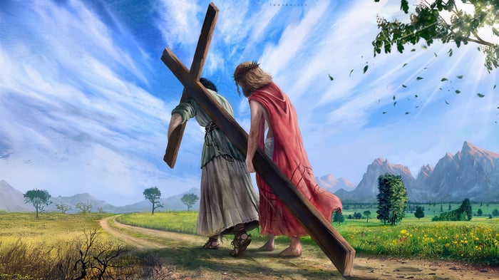 Jesus Carrying The Cross