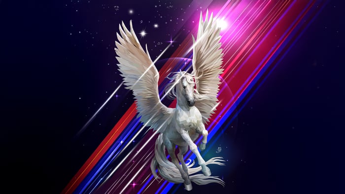 Pegasus with Wings in a Cosmic Setting