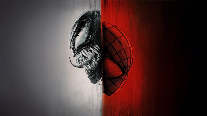 Venom and Spiderman Confrontation